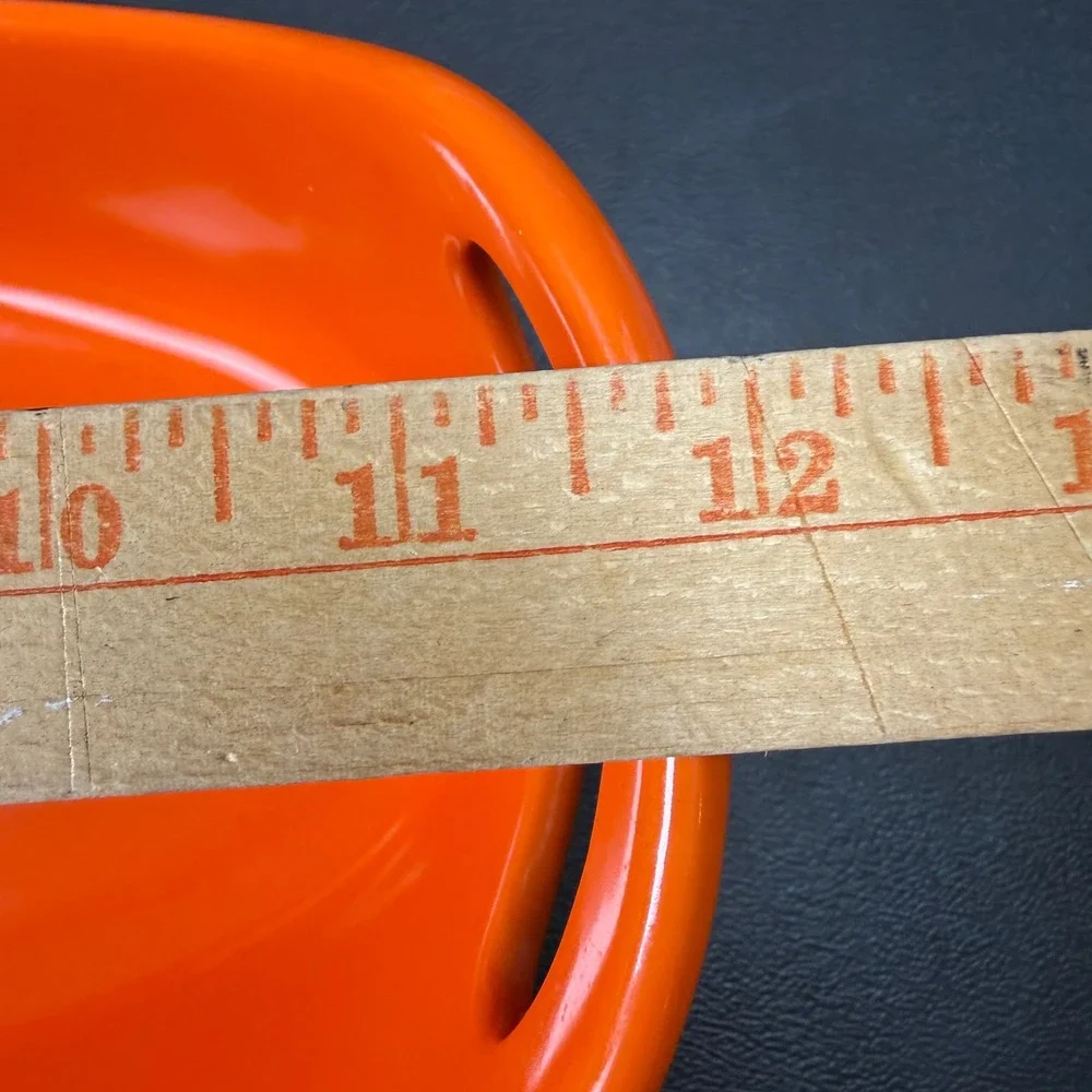 Rachael Ray Oval Baker Unisex 1.25 Quart Orange Stoneware Casserole Dish cook
